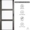 Anzzi 3 Vision Glass Durable Construction Sliding Door, Hardware Kit ID-AZBD07 - alternate 5